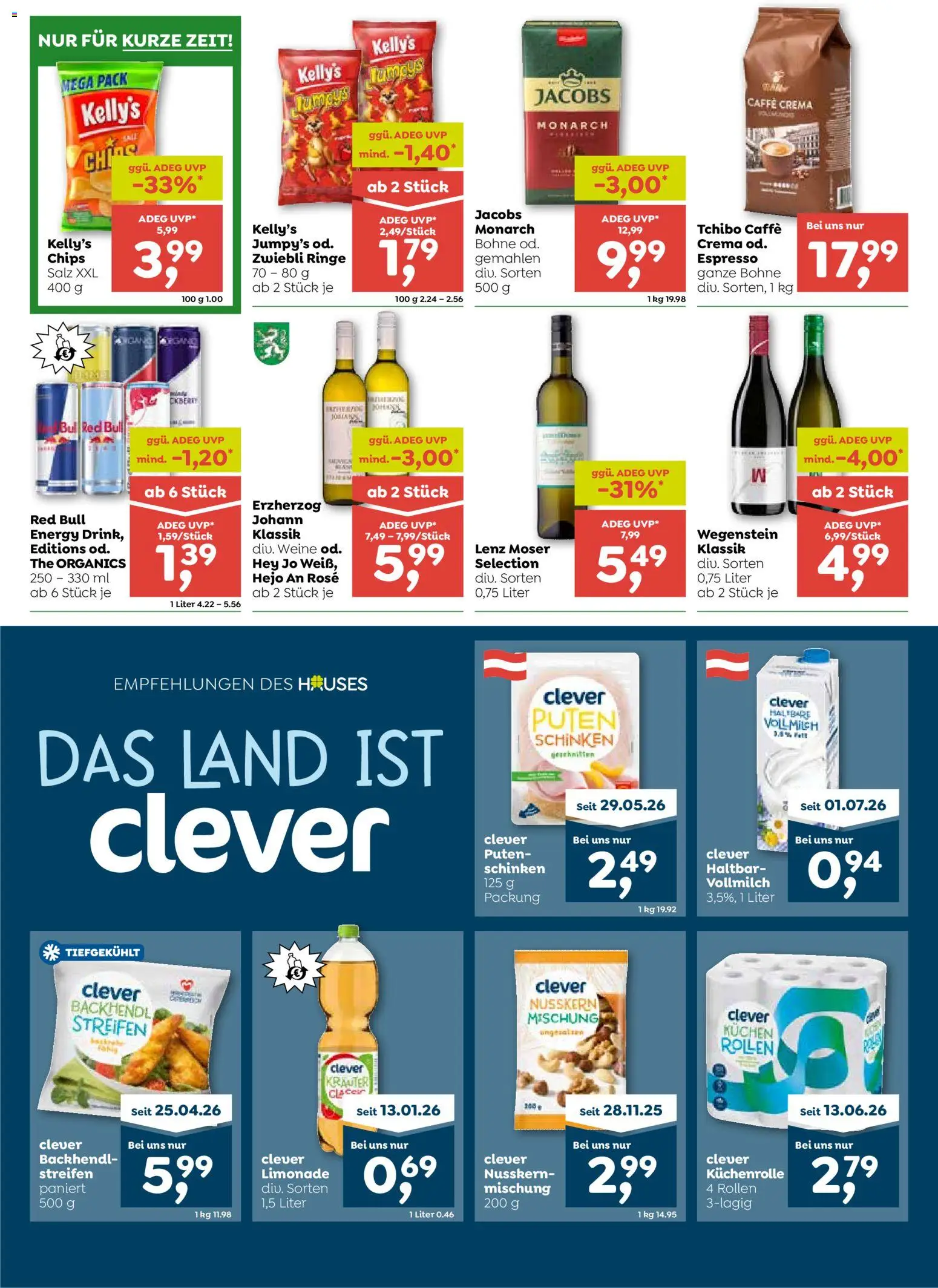 ADEG Flugblatt gültig ab 09.07.2026 | Seite: 6 | Produkte: Chips, Salz, Schinken