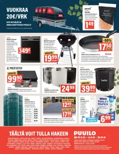 Puuilo-mainoslehti voimassa 22/06/2026 alkaen | Sivu: 16 | Tuotteet: Jääkaappi, Pakastin, Paistinpannu