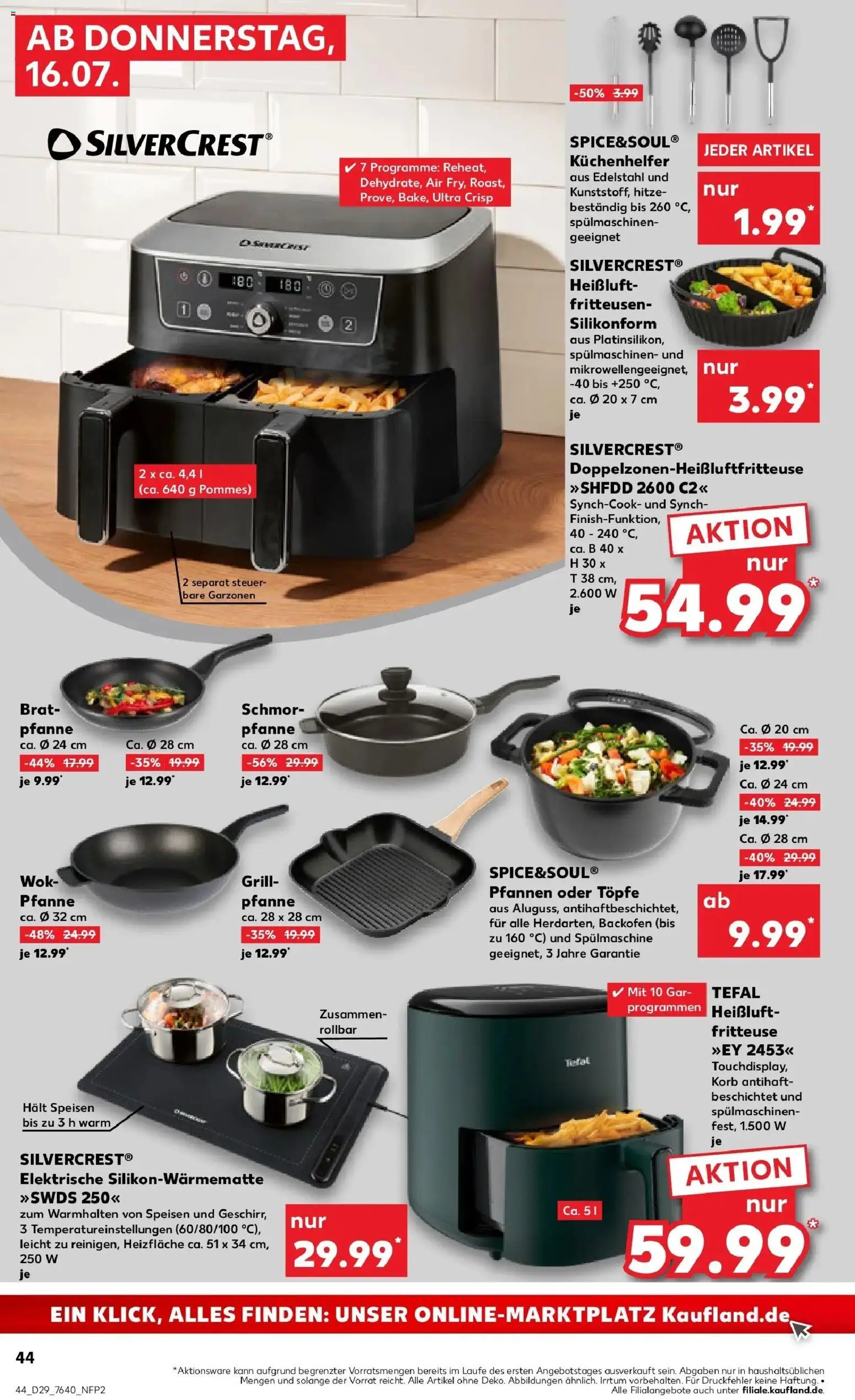 Kaufland Prospekt Mainz – gültig ab 13.07.2026 | Seite: 53 | Produkte: Grill, Korb, Pommes, Backofen