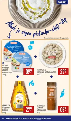 Aldi folder - Buiten eten - Voorbeeld van een folder van Aldi, geldig van 15.06.2026 | Pagina: 33 | Producten: Noten, Bloemen, Poeder