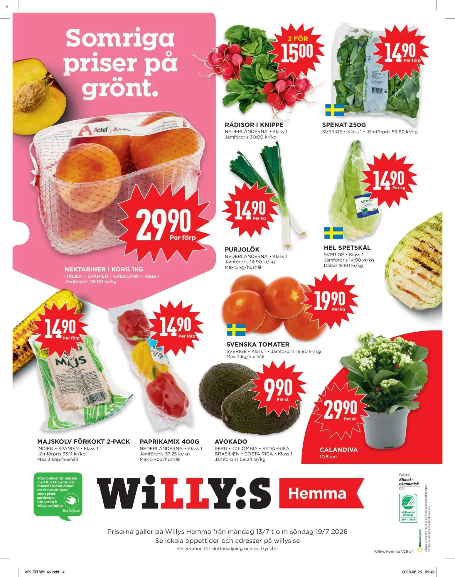 Willys reklamblad aktuell från 13/07/2026 | Sida: 4