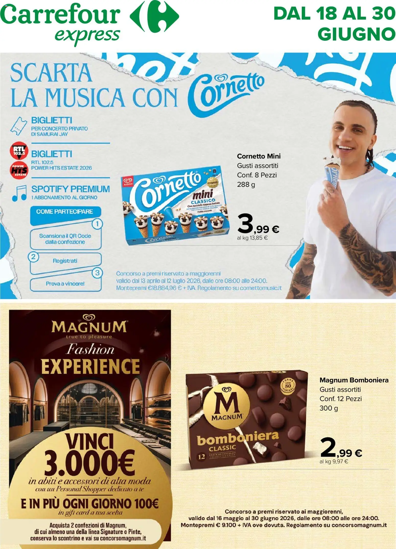 Volantino Carrefour del 18.06.2026 | Pagina: 1