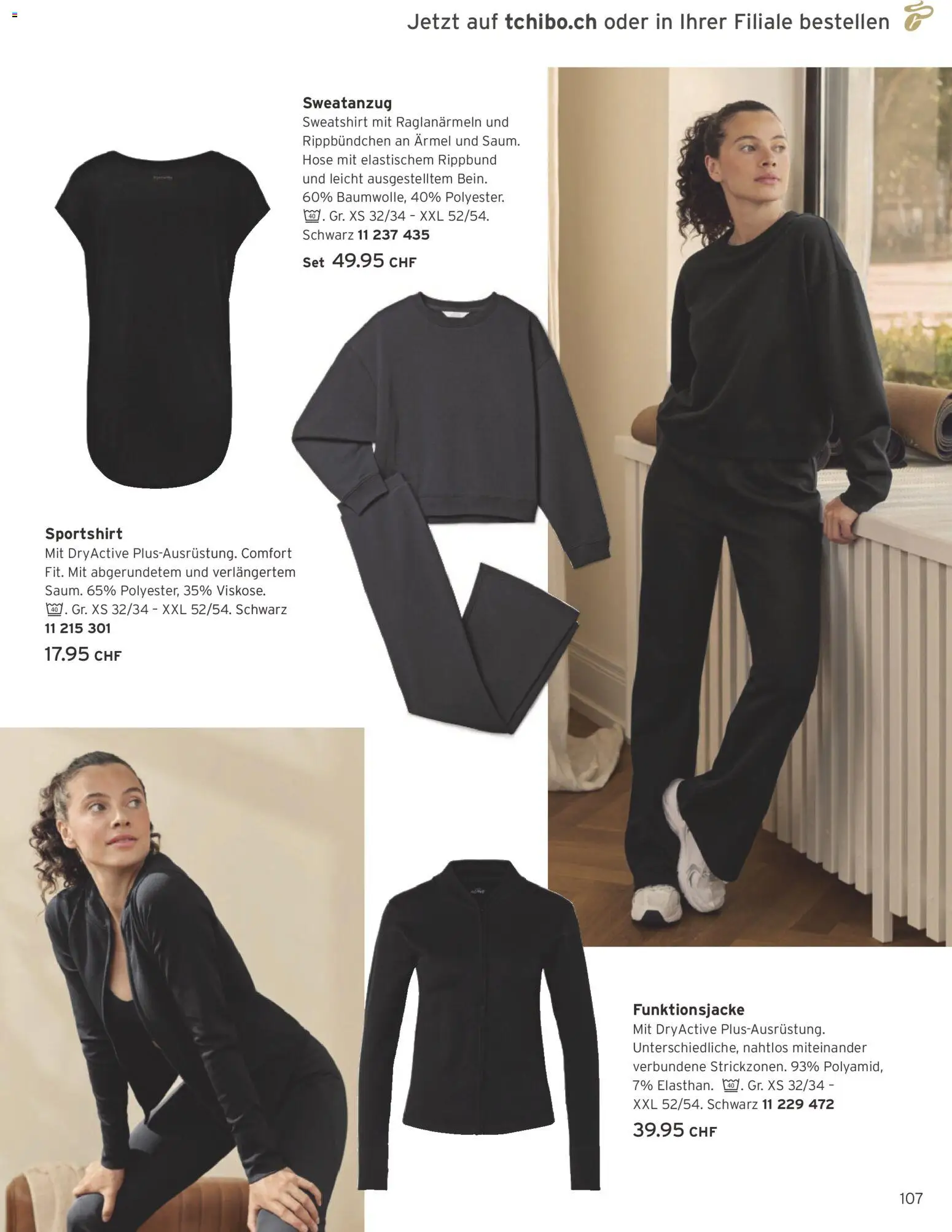 Tchibo aktionen Run club – gültig ab 01.10.2026 | Seite: 107 | Produkte: Hose, Sweatshirt