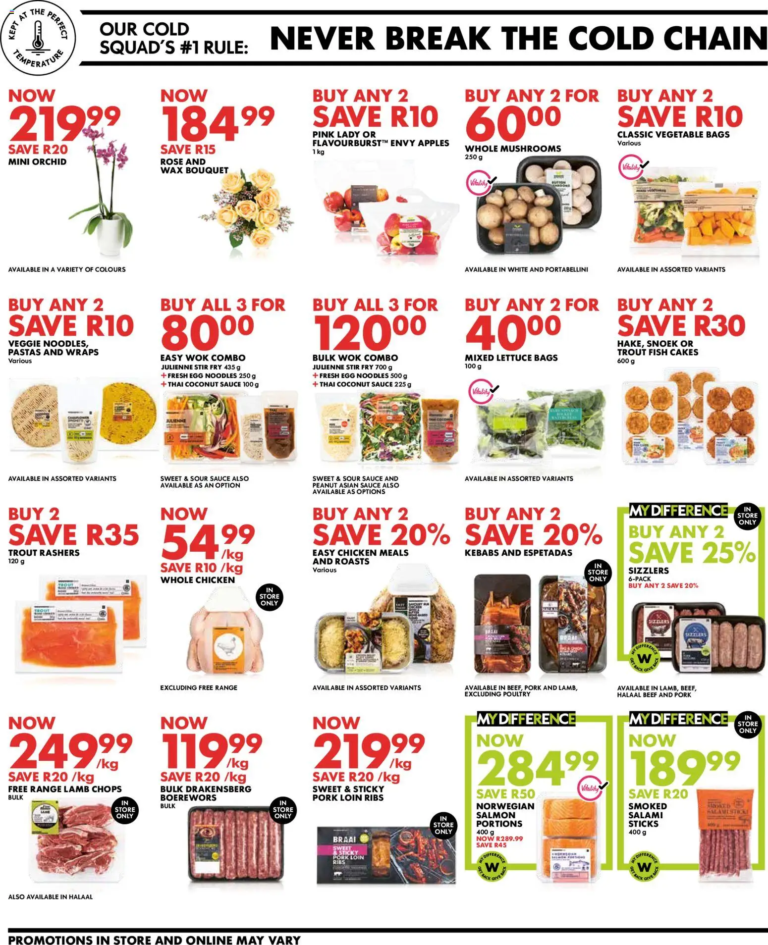 New Woolworths catalogue – valid from 20/07/2026 | Page: 2 | Products: Pork, Apples, Fish, Noodles