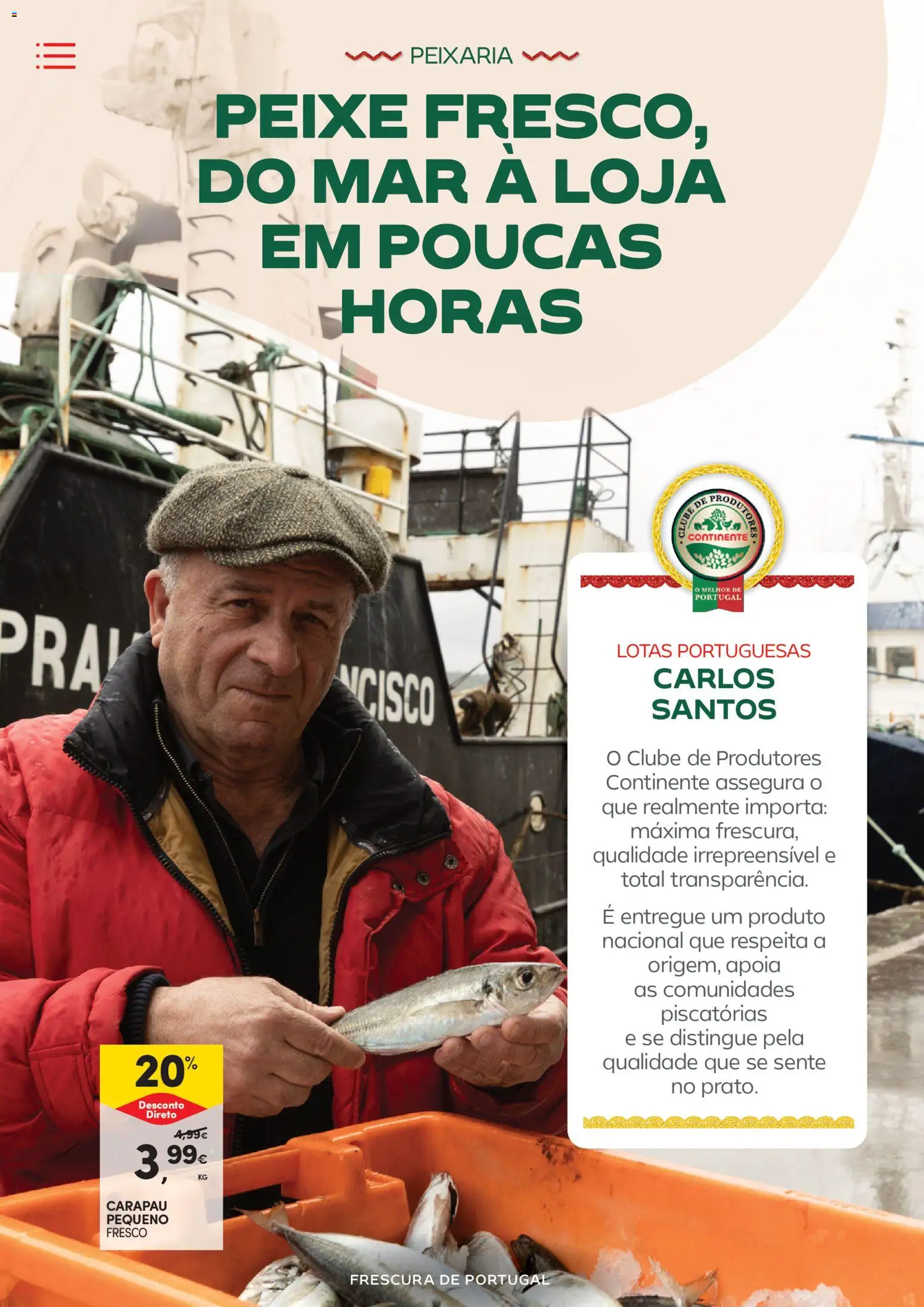 Continente - Frescura de Portugal Direto da origem │ válido de 05.05.2026 | Página: 10 | Produtos: Peixe
