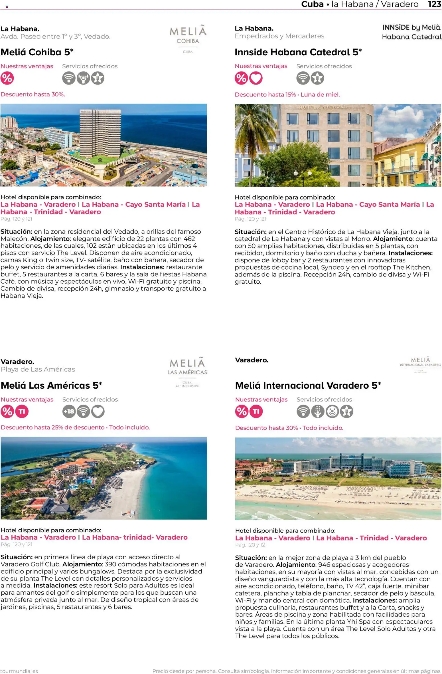 Viajes El Corte Inglés Norteamérica y Caribe │ válido desde el 01/01/2026 | Página: 123 | Productos: Snacks, Plancha, Secador de pelo, Caja