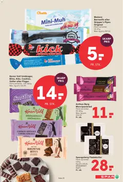 Spar - Tilbudsavis uge 40 gyldig fra 25/09/2026 | Side: 27 | Produkter: Chokolade, Salt, Marcipanbrød, Nougat