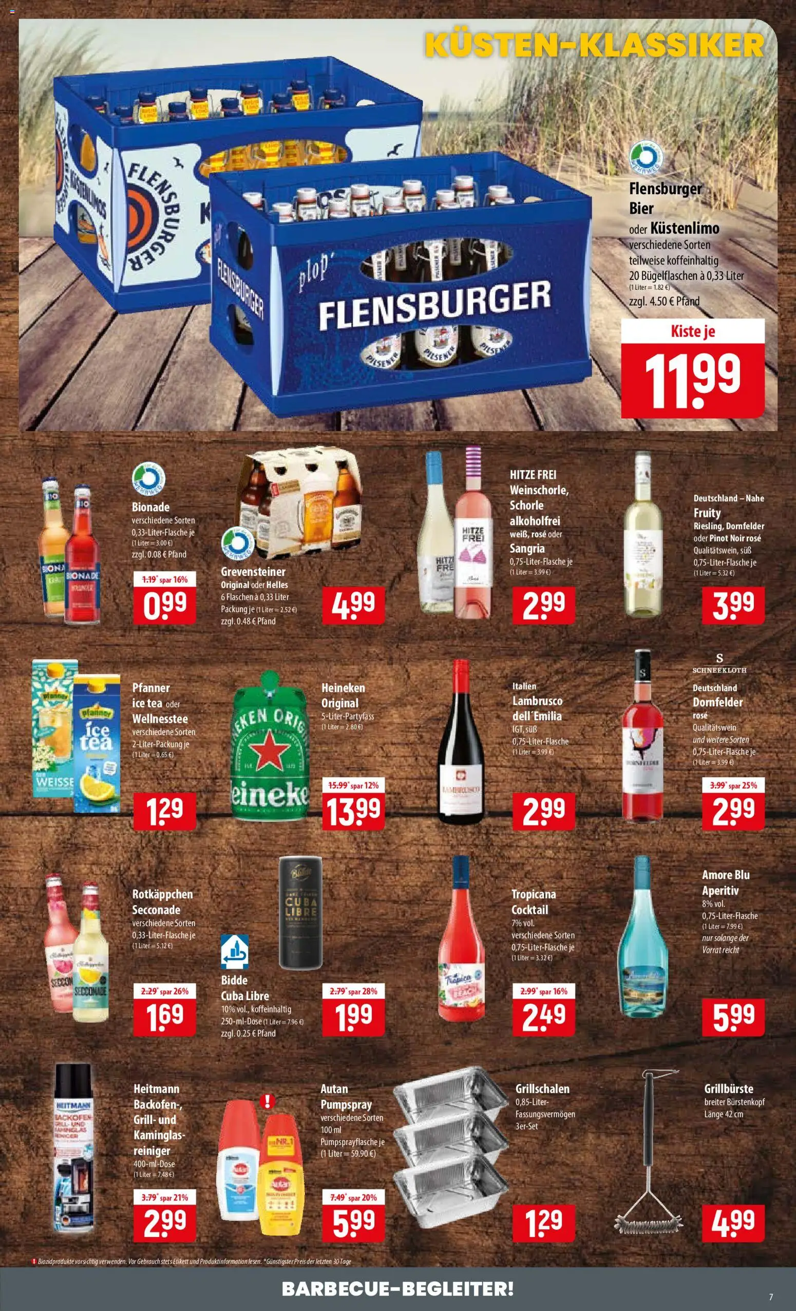 Famila Prospekt – gültig ab 29.06.2026 | Seite: 7 | Produkte: Grill, Bionade, Heineken, Rotkäppchen