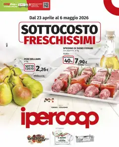 Anteprima del volantino Ipercoop volantino Torino valido a partire dal 23.04.2026