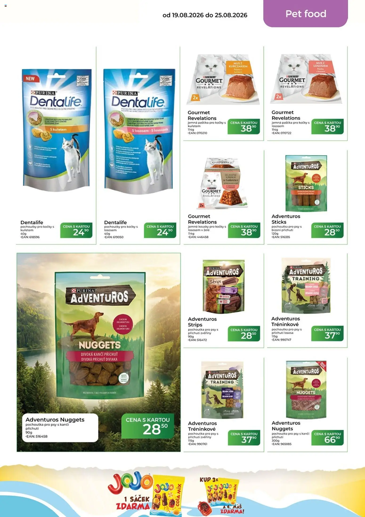 Tamda Foods leták od 19.08.2026 | Strana: 49 | Produkty: Purina, Paštika, Cola, Sáček