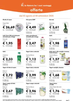Anteprima del volantino Natura Sì volantino valido a partire dal 05/08/2026 | Pagina: 31