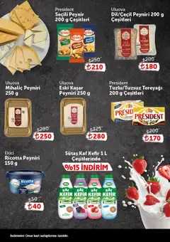 02.06.2026 tarihinden itibaren geçerli olan Onur Market kataloğu önizlemesi | Sayfa: 4 | Ürünler: Kefir, Tereyağı, Peynir, Ekici
