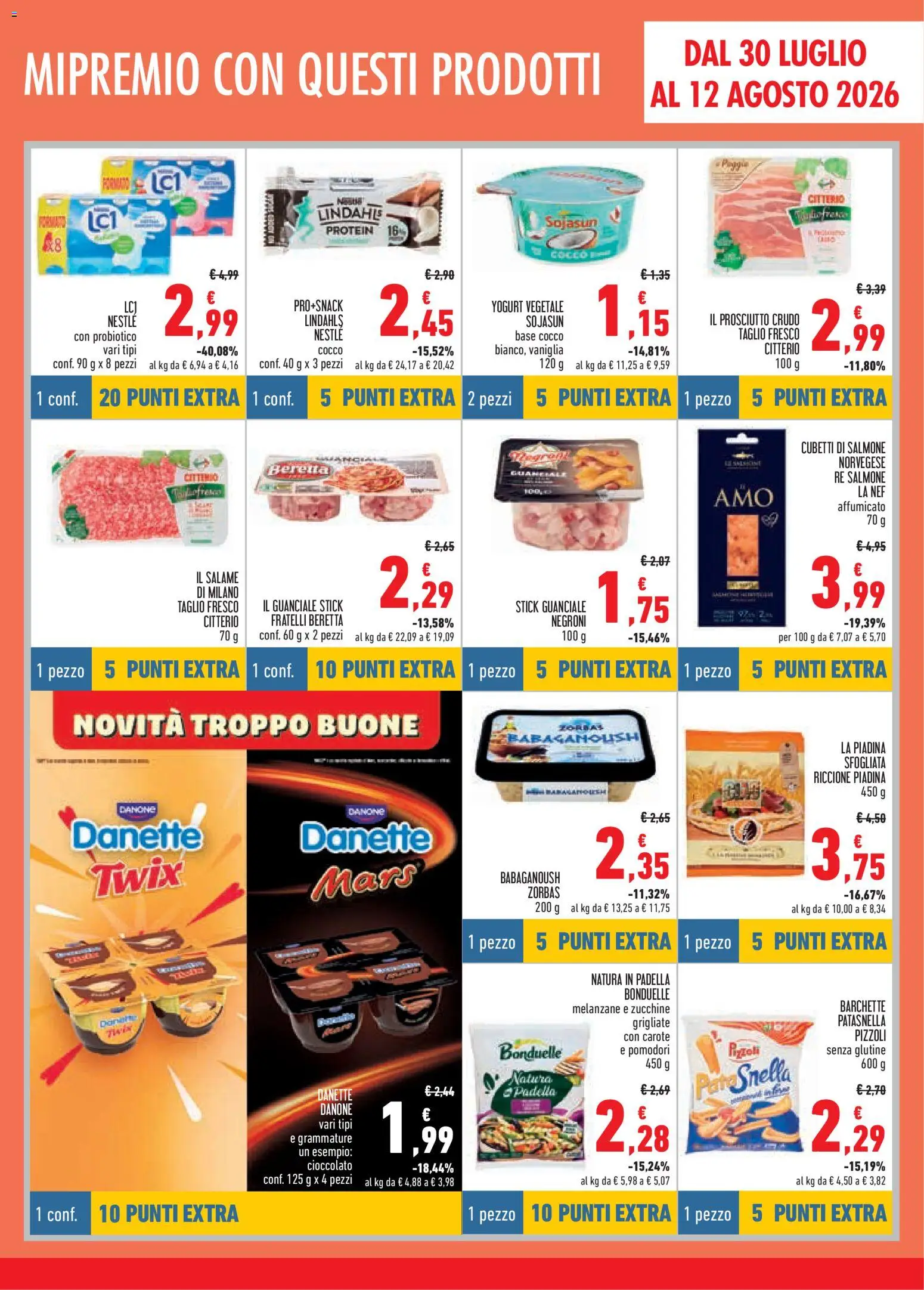 Volantino Conad del 16/07/2026 | Pagina: 11 | Prodotti: Prosciutto, Pomodori, Melanzane, Padella