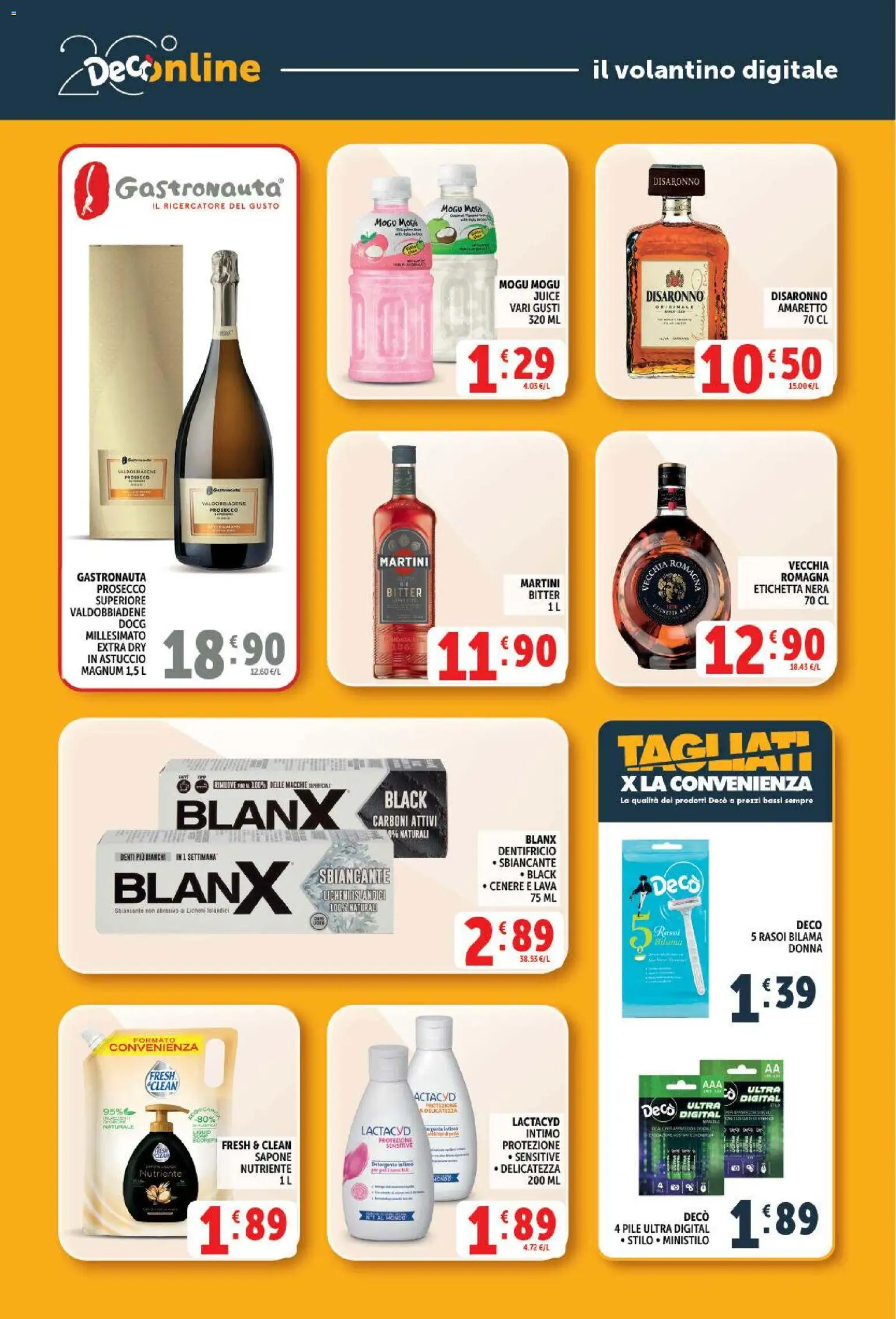 Volantino Decò del 01/09/2026 | Pagina: 30 | Prodotti: Intimo, Prosecco, Martini, Astuccio