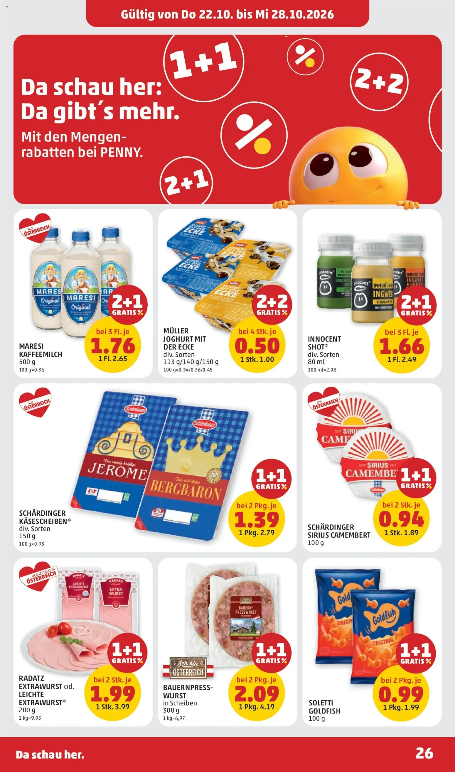 Penny Markt Flugblatt gültig ab 22.10.2026 | Seite: 26