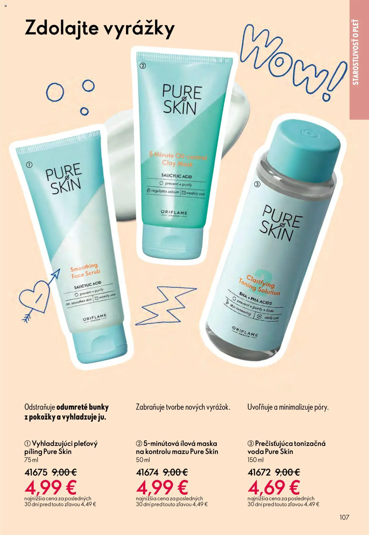 Nové Oriflame akcie – leták je platný od 27.05.2026 | Strana: 107 | Produkty: Maska, Voda