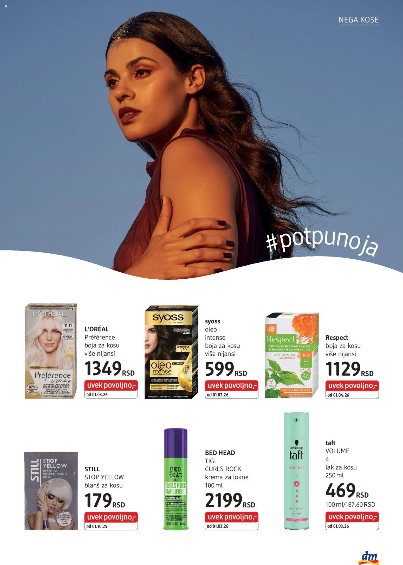DM Drogerie katalog - važi od 01.04.2026 | Strana: 15 | Proizvode: Syoss, Lak za kosu, Krema