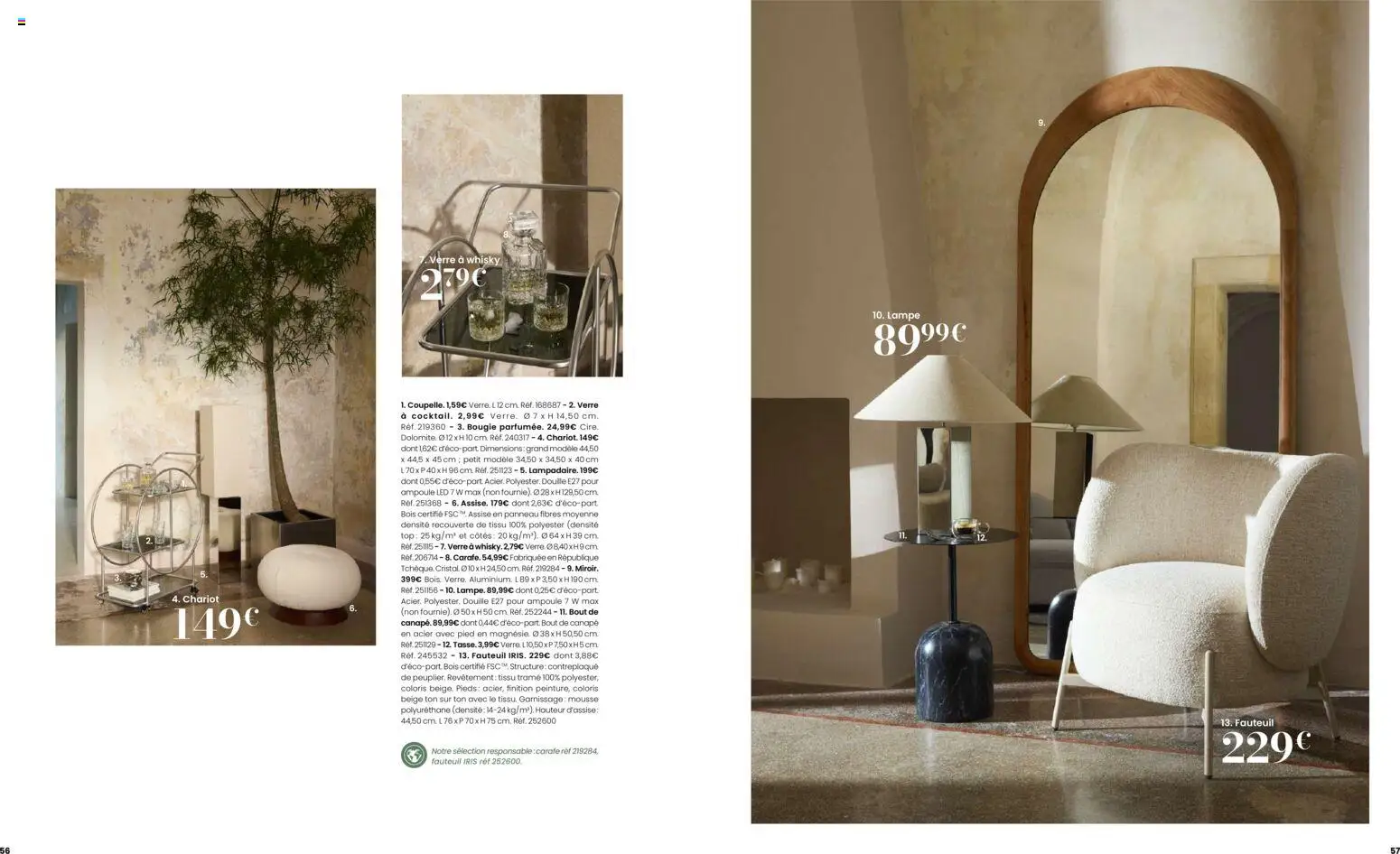 {H1} | Page: 29 | Produits: Whisky, Mousse, Canapé, Fauteuil