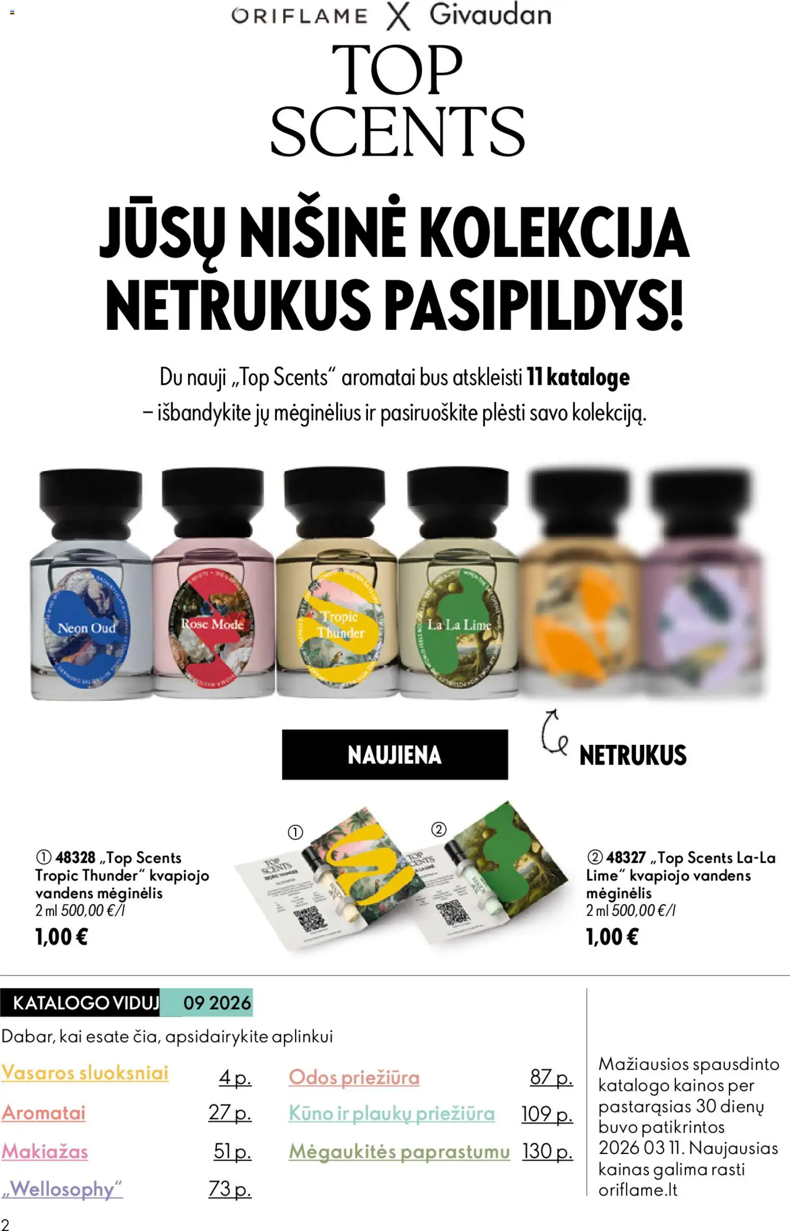 Oriflame akcijos nuo 24.06.2026 | Puslapis: 2 | Prekių: Makiažas