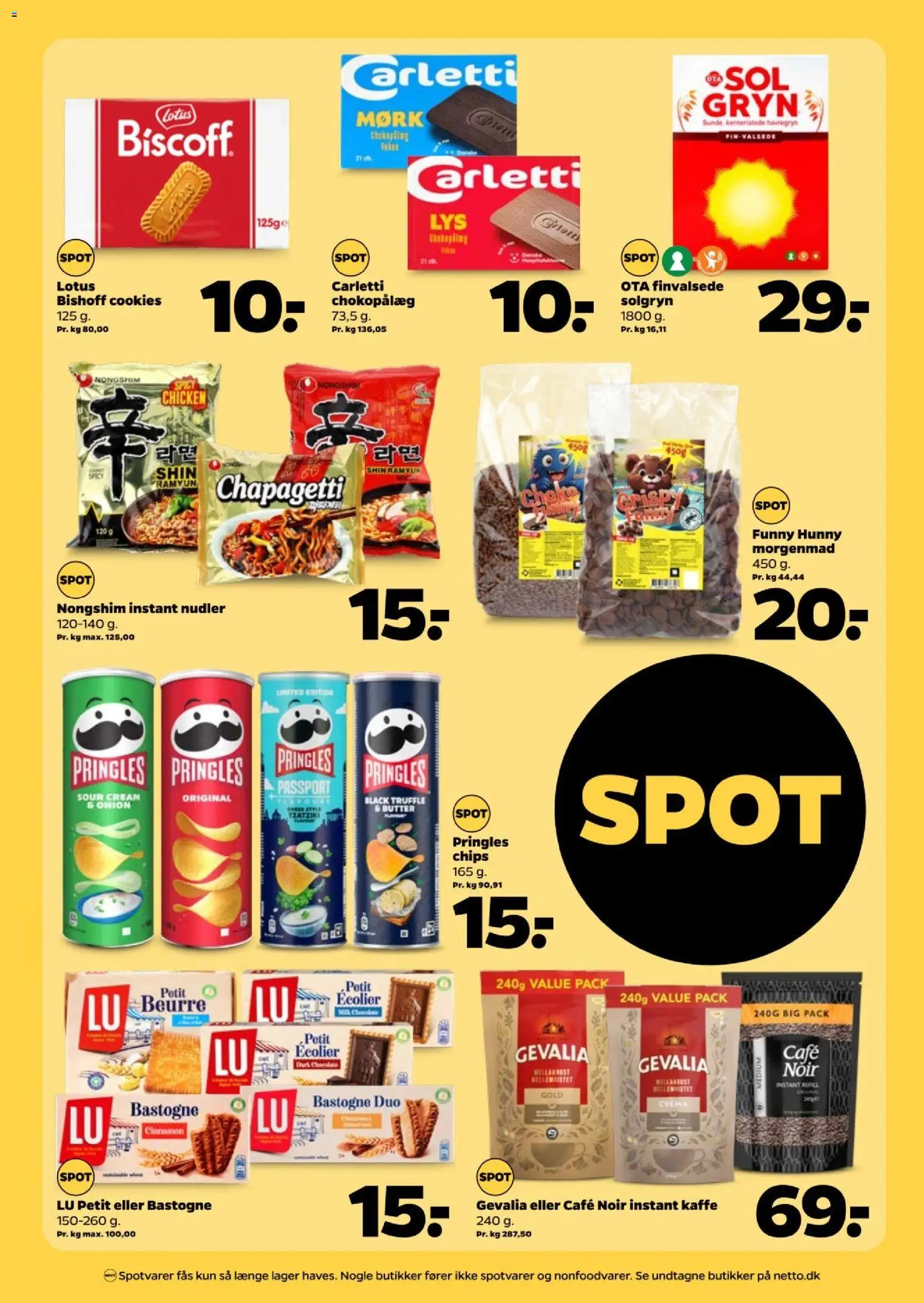 Netto tilbudsavis – gyldig fra 22/08/2026 | Side: 21 | Produkter: Kaffe, Chips, Havregryn, Instant Kaffe