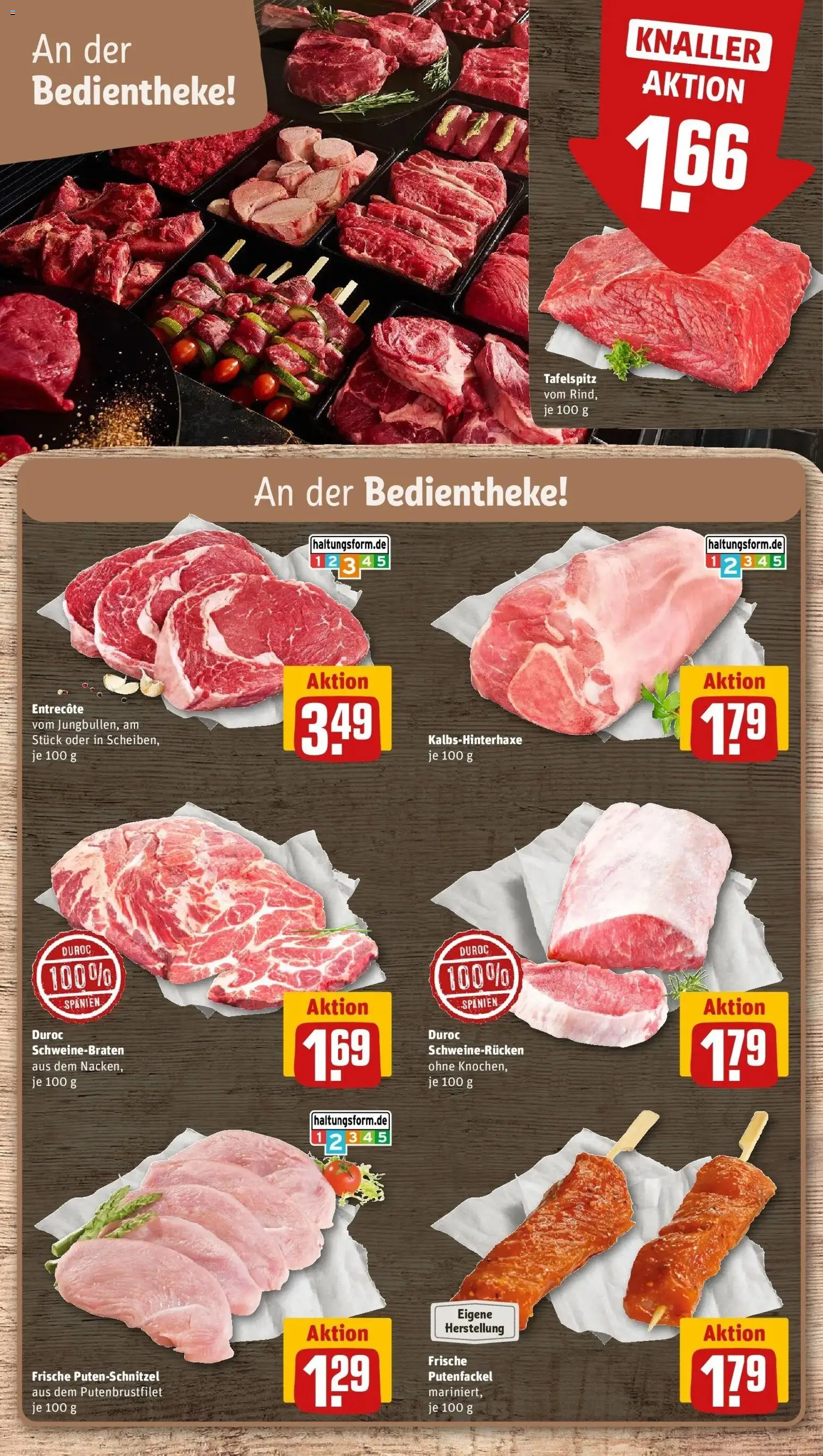 Rewe Prospekt Lübeck – gültig ab 27.07.2026 | Seite: 6 | Produkte: Tafelspitz, Entrecote, Putenschnitzel, Schweinerucken