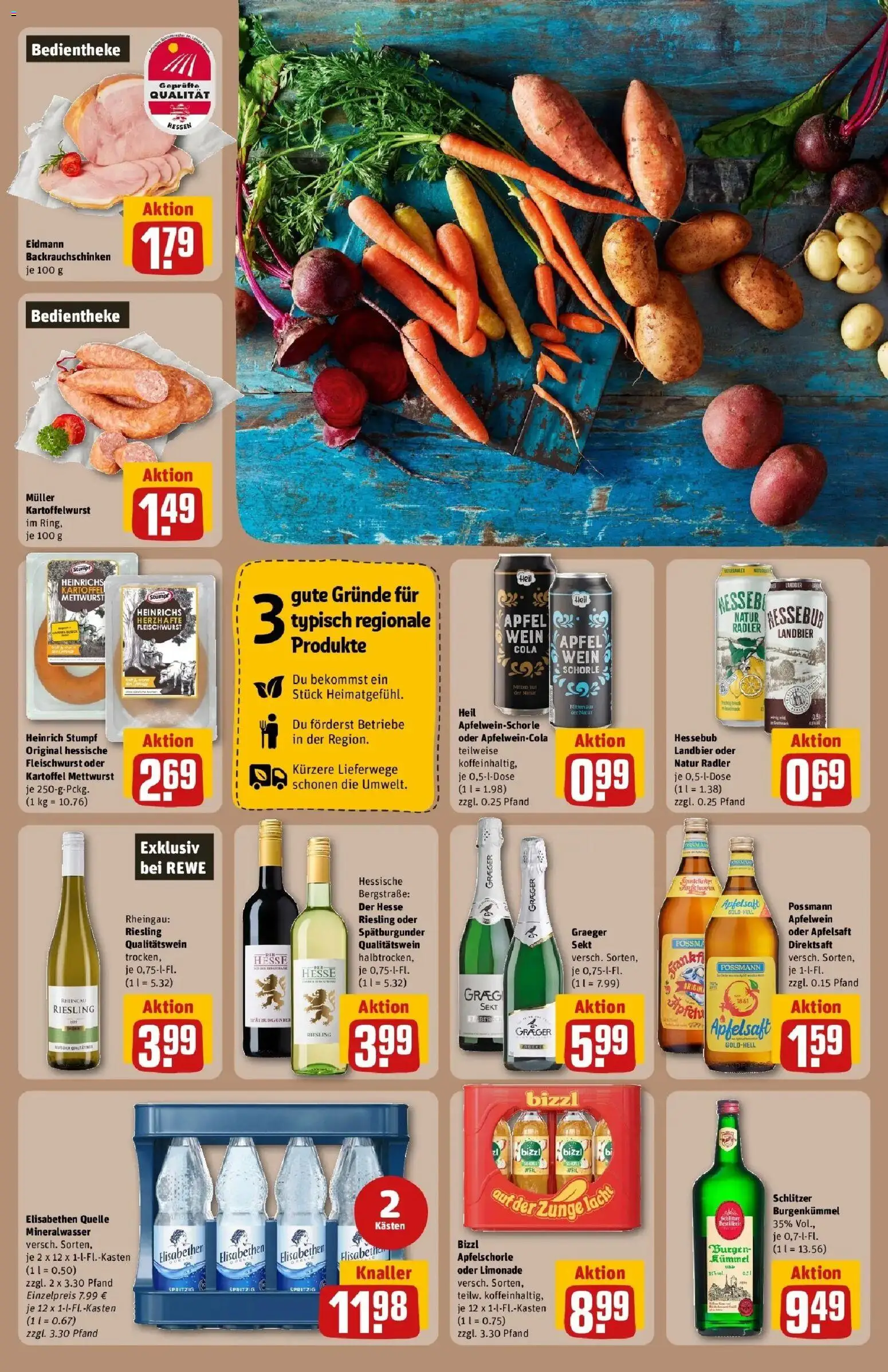 REWE Prospekt ab 26.10.2026 zum Blättern » Angebote | Seite: 27 | Produkte: Sekt, Äpfel, Limonade, Mineralwasser