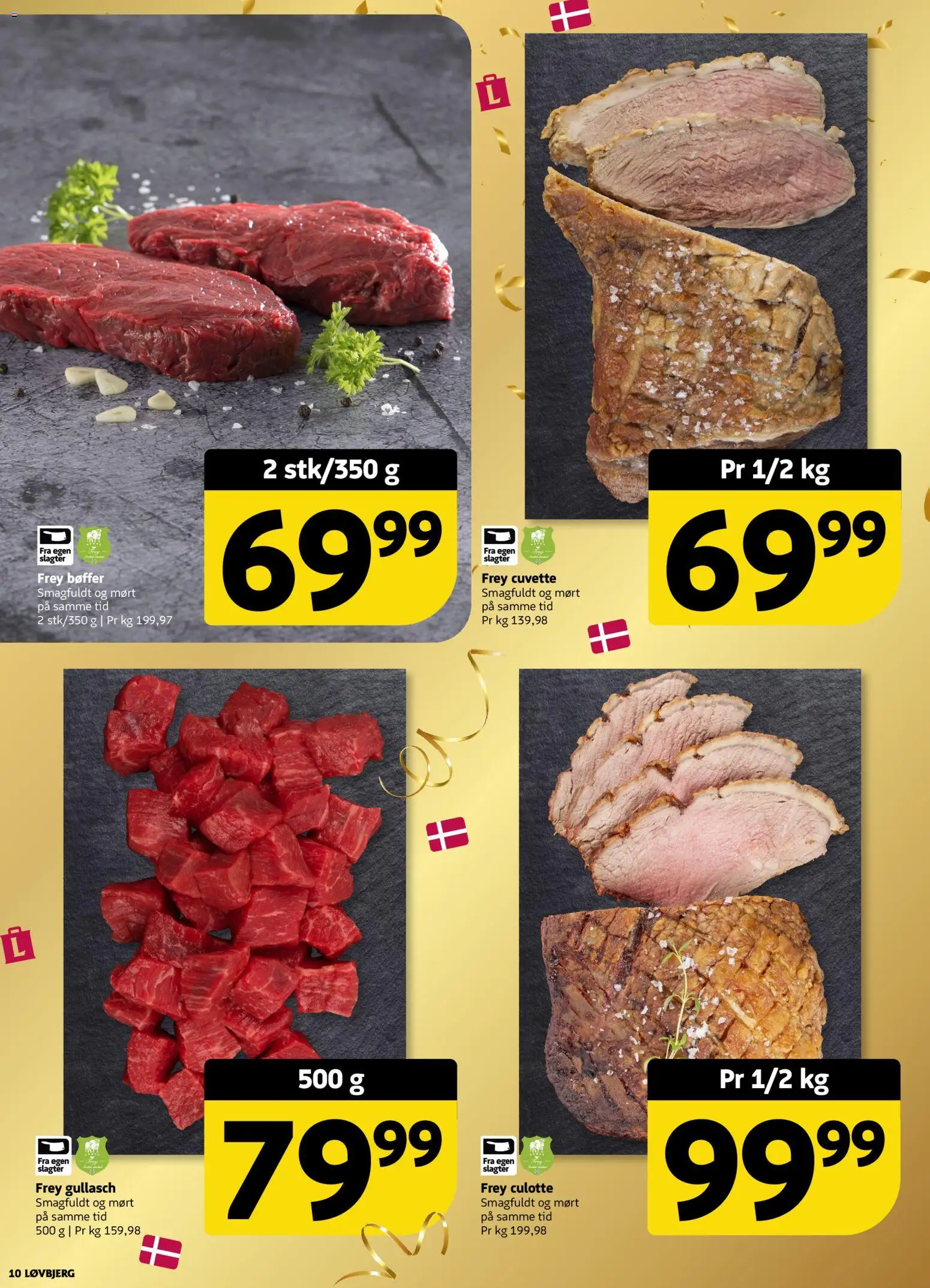 Løvbjerg tilbudsavis – gyldig fra 31/07/2026 | Side: 10 | Produkter: Bøffer