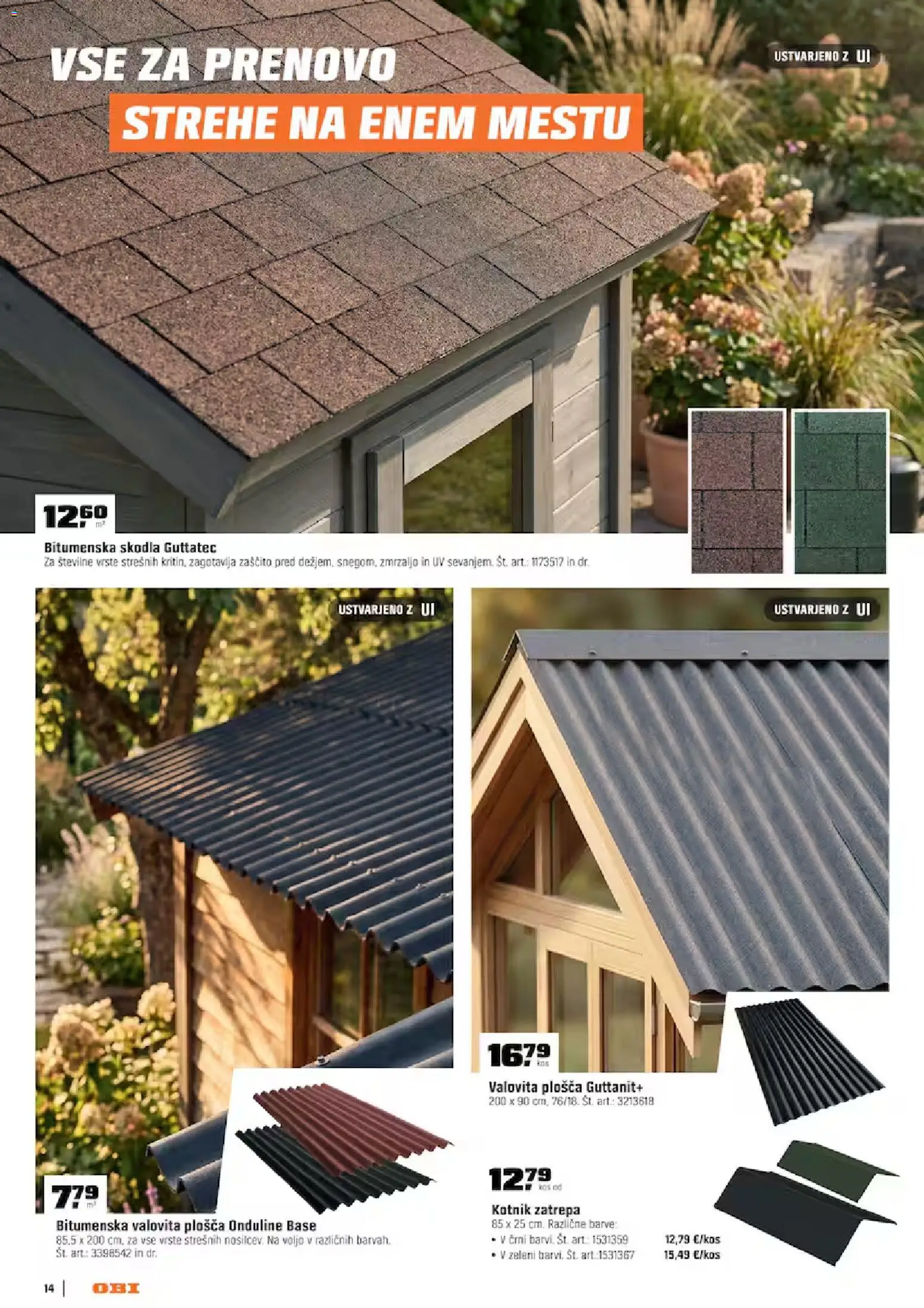 Novi OBI katalog ponudbe – veljaven od 01.09.2026 | Stran: 14