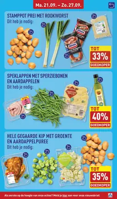 STAMPPOT PREI MET ROOKWORST, Aardappelen, prei en rookworst - Voorbeeld van een folder van Aldi, geldig van 21-09-2026 | Pagina: 11