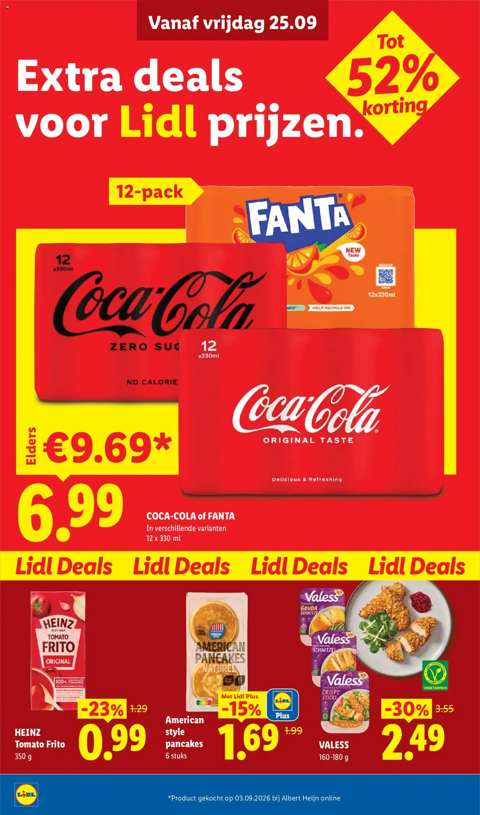 {H1} | Pagina: 2 | Producten: Tomaten, Schnitzel, Fanta, Gouda