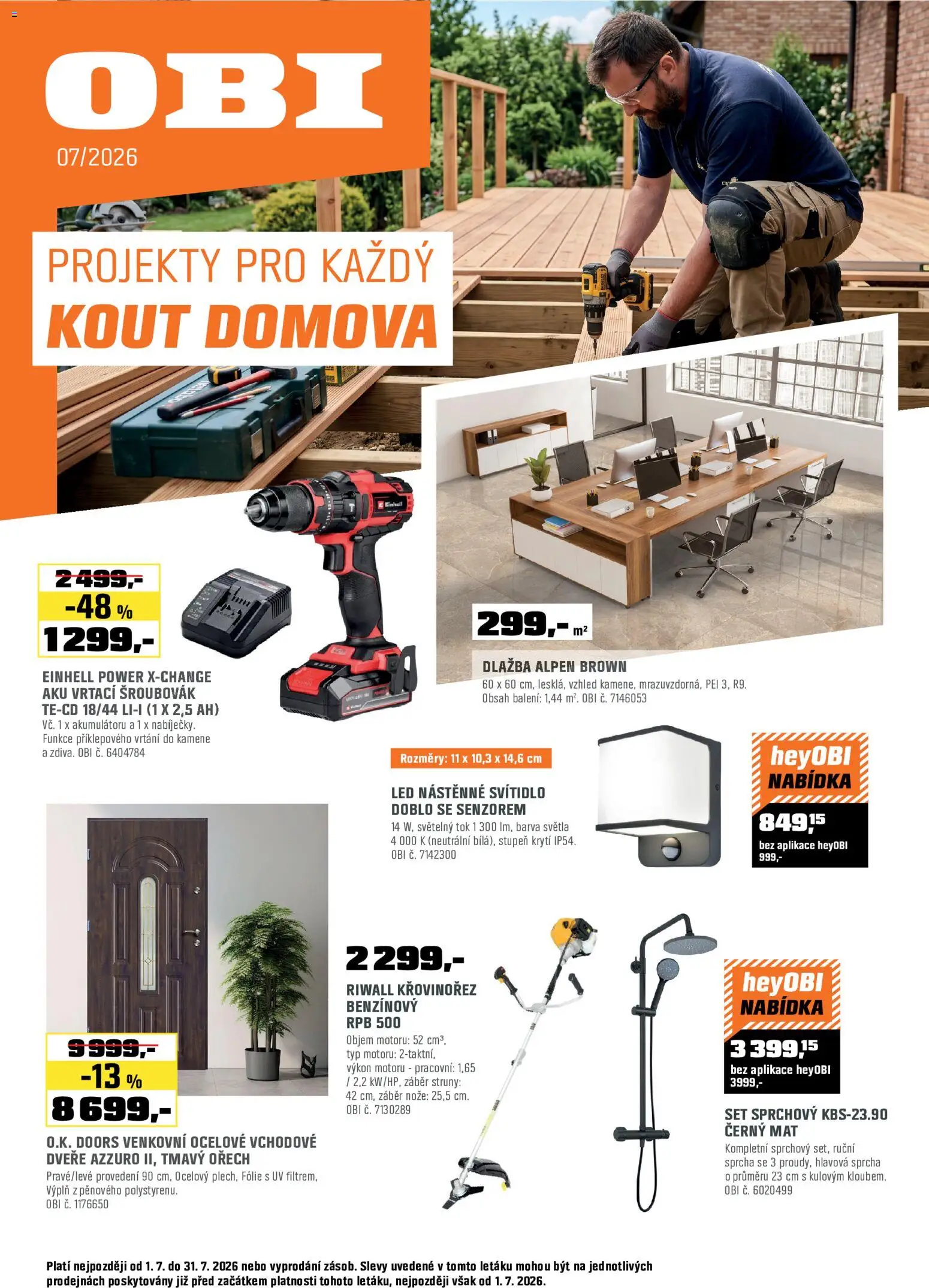OBI leták od 01.07.2026 | Strana: 1