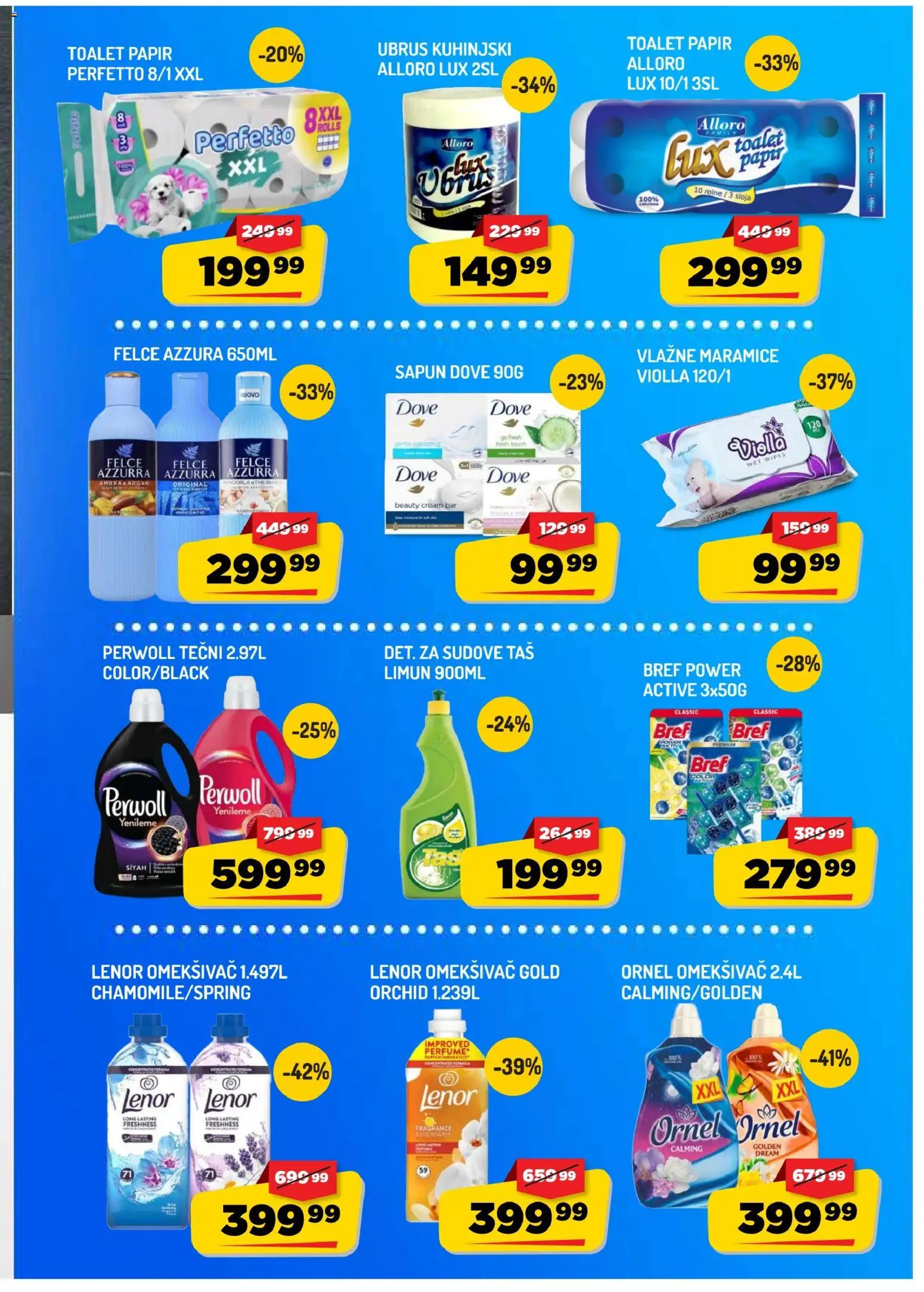 Aman katalog - važi od 30.10.2026 | Strana: 15 | Proizvode: Maramice, Lenor, Ubrus, Felce azzurra