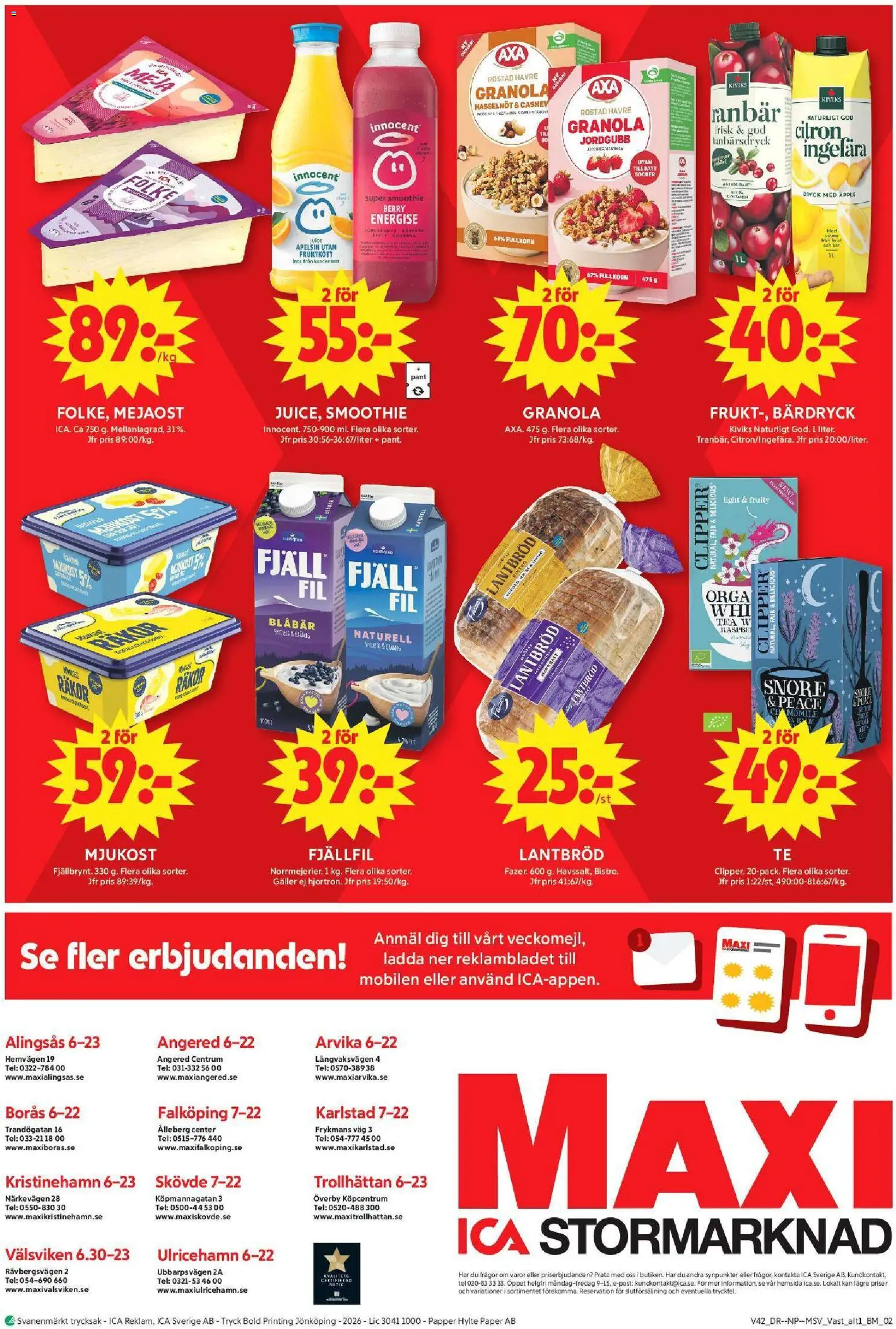 ICA Maxi reklamblad aktuell från 12/10/2026 | Sida: 10