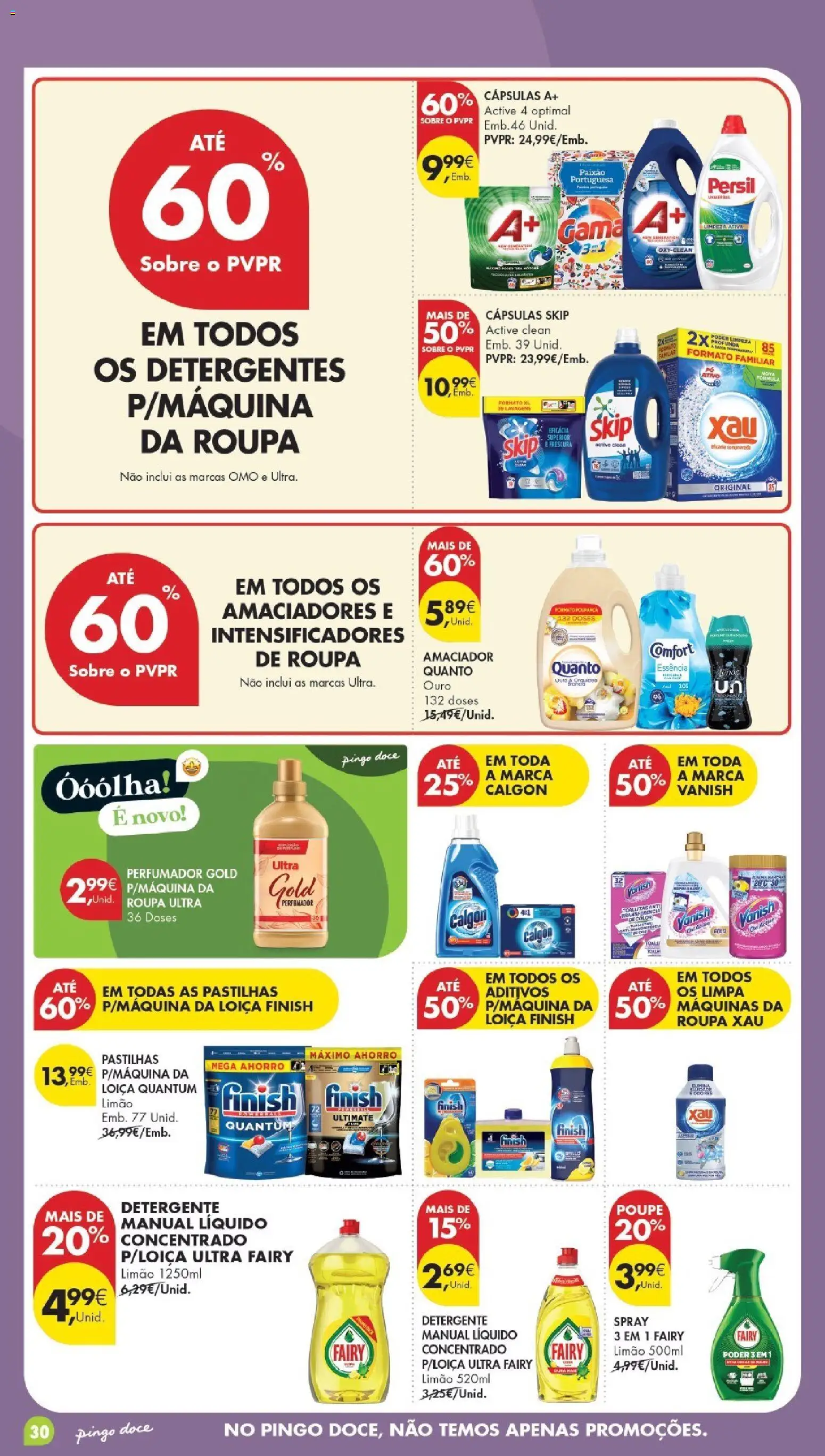 Pingo Doce Poupe Esta Semana Madeira │ válido de 28/07/2026 | Página: 30 | Produtos: Detergente, Persil