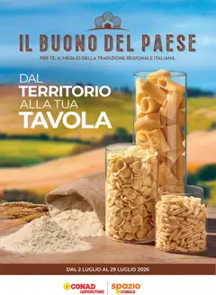 Anteprima del volantino Conad volantino Buono del Paese valido a partire dal 02/07/2026