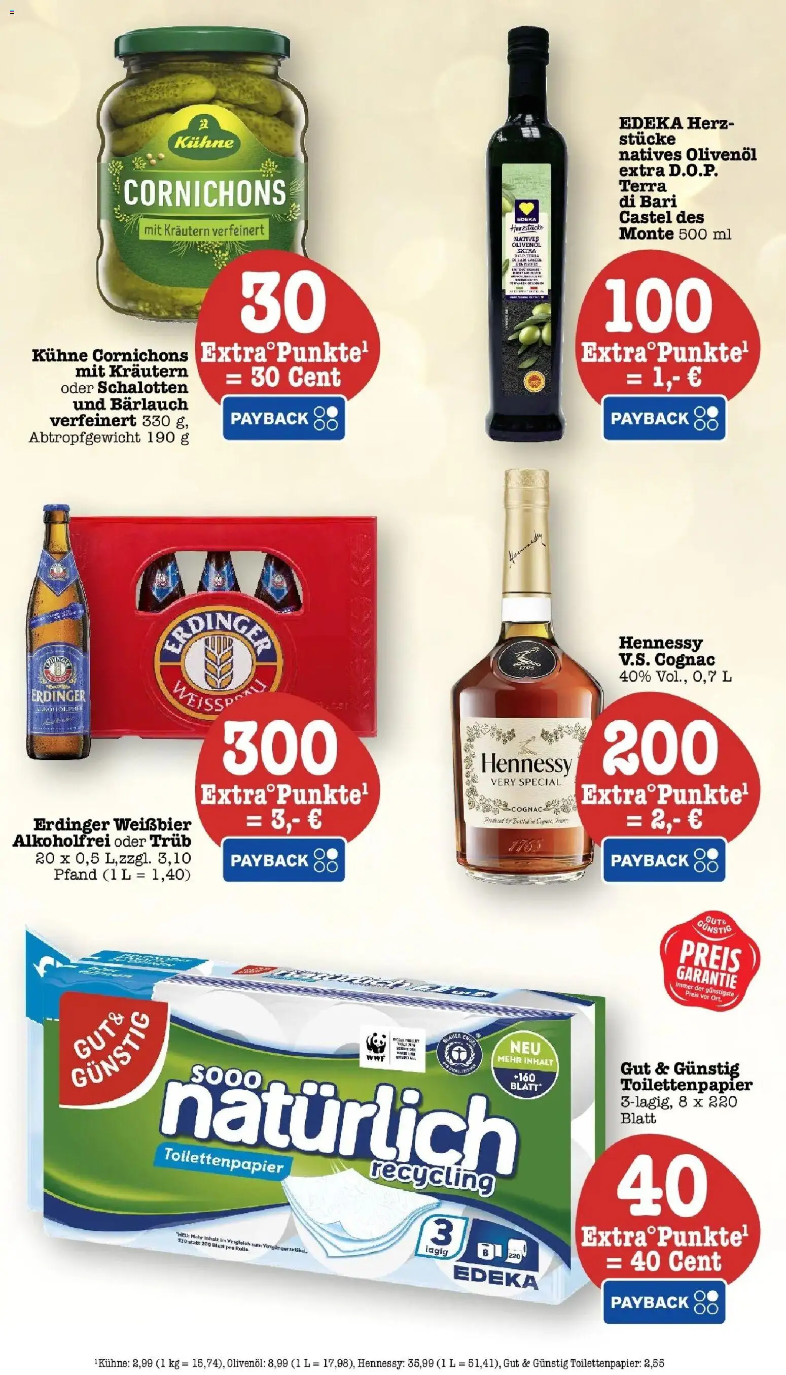 Edeka Prospekt Offenbach (ab 28.09.2026) » Angebote Online | Seite: 61 | Produkte: Erdinger, Weißbier, Hennessy, Toilettenpapier