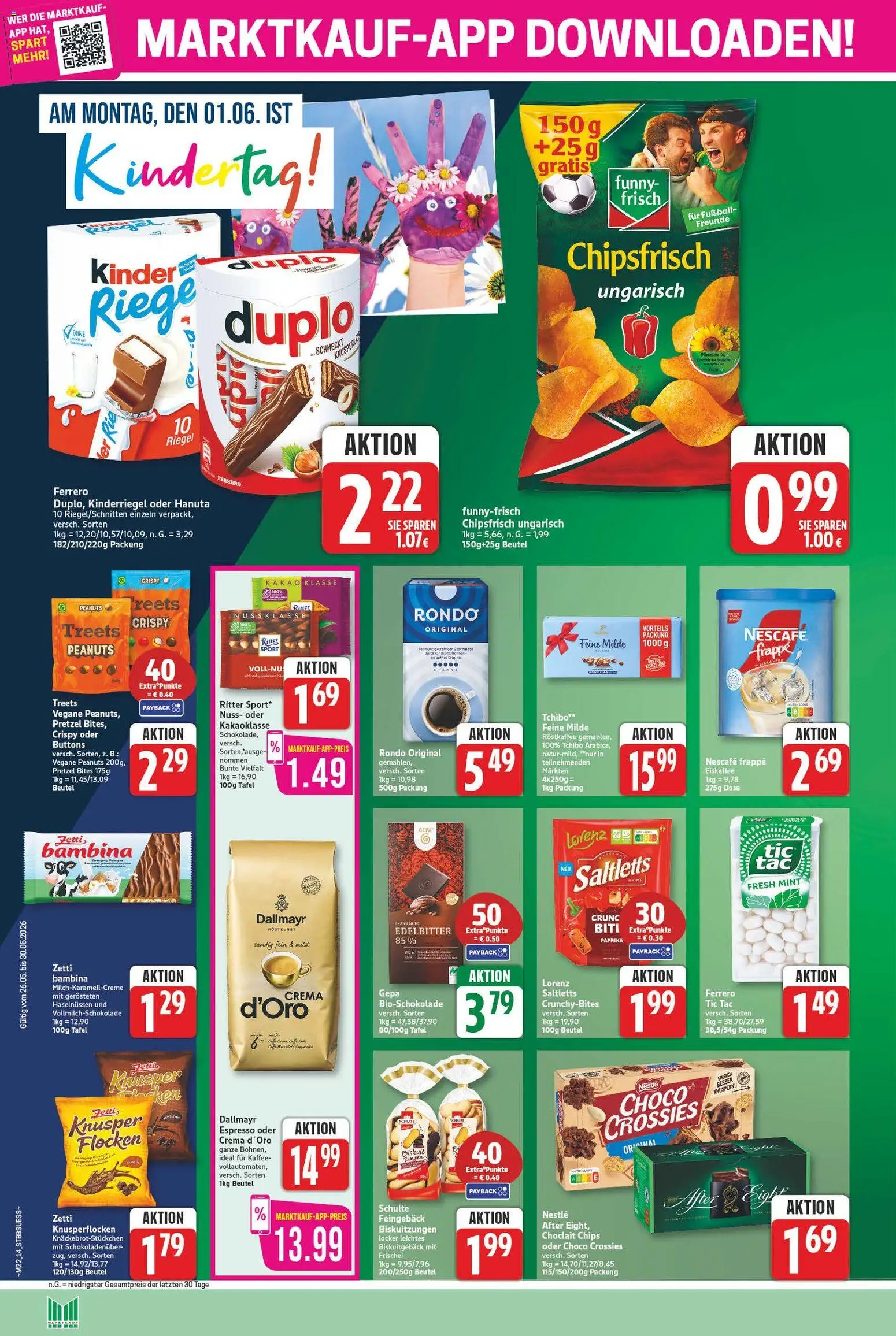Marktkauf Prospekt – gültig ab 26.05.2026 | Seite: 14 | Produkte: Nescafe, Funny frisch, Dallmayr, Flocken