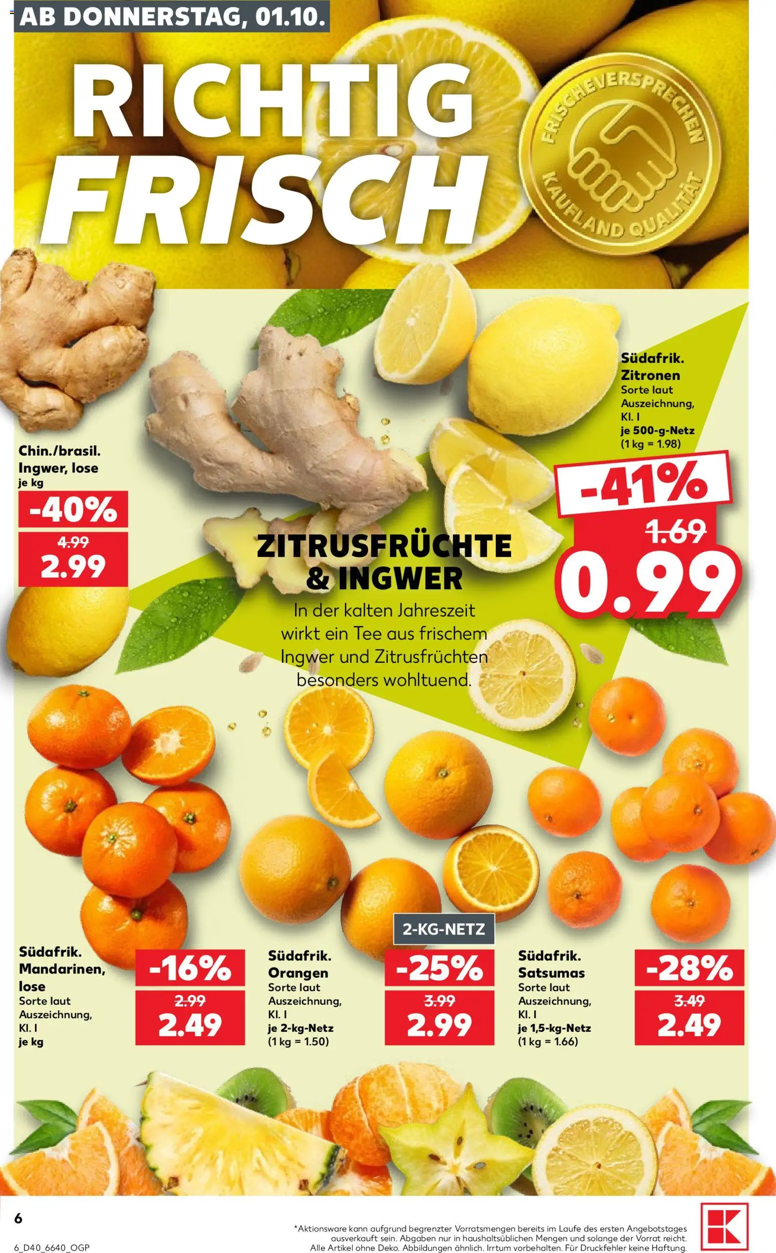 Kaufland Německo leták od 01.10.2026 | Strana: 6