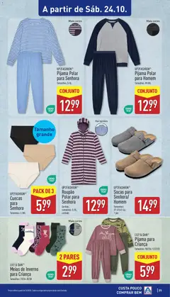 Pré-visualização UP2FASHION®, Cuecas para Senhora, Pack de 3 cuecas para senhora em tamanhos grandes. válido de 19/10/2026 | Página: 35 | Produtos: Robe, Pijama, Meias, Mangas
