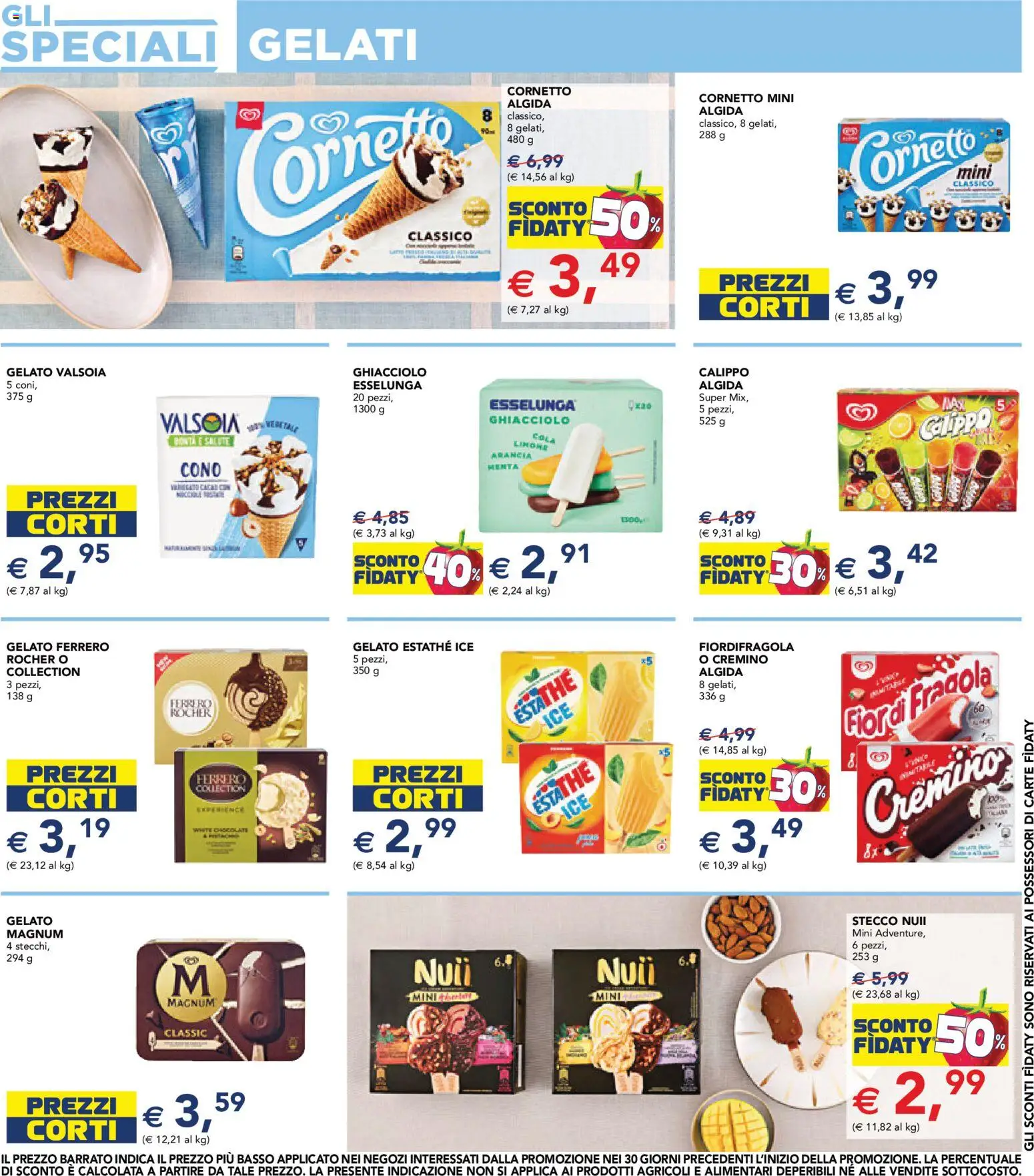 Volantino Esselunga S del 18.06.2026 | Pagina: 2 | Prodotti: Cornetto, Gelato, Arancia, Menta