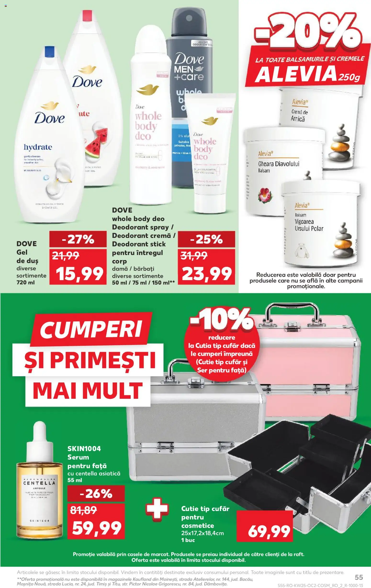 Kaufland RO akciós ujság - amely érvényes a következő dátumtól: 17.06.2026 | Oldal: 55 | Termékek: Body
