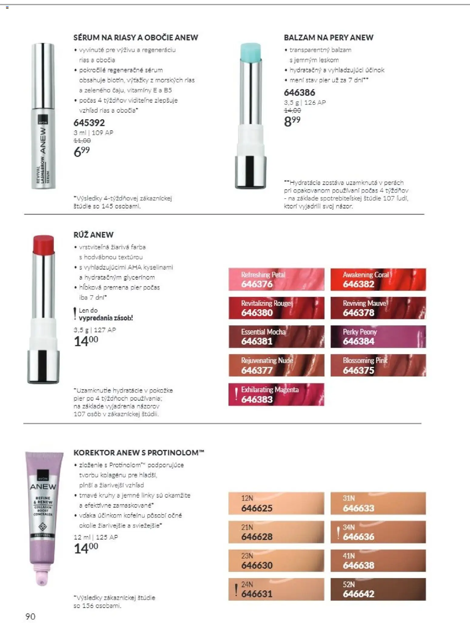 Nové Avon akcie – leták je platný od 01.11.2026 | Strana: 90 | Produkty: Korektor, Mocha