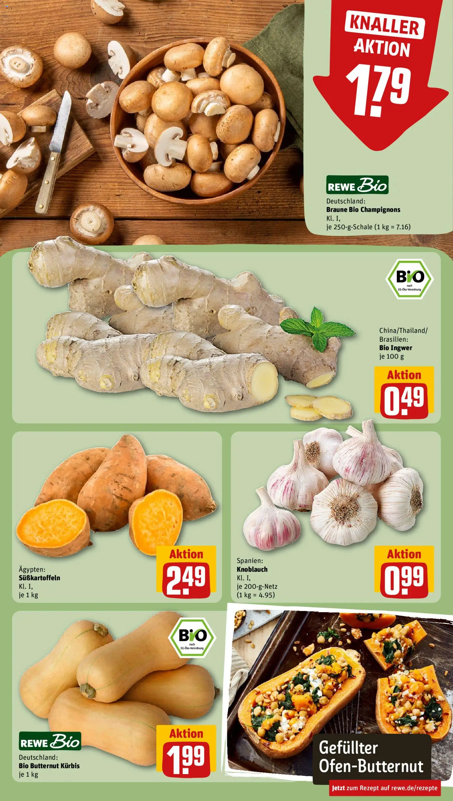 Rewe ihr Kaufpark Prospekt – gültig ab 31.08.2026 | Seite: 7 | Produkte: Champignons, Knoblauch, Kürbis