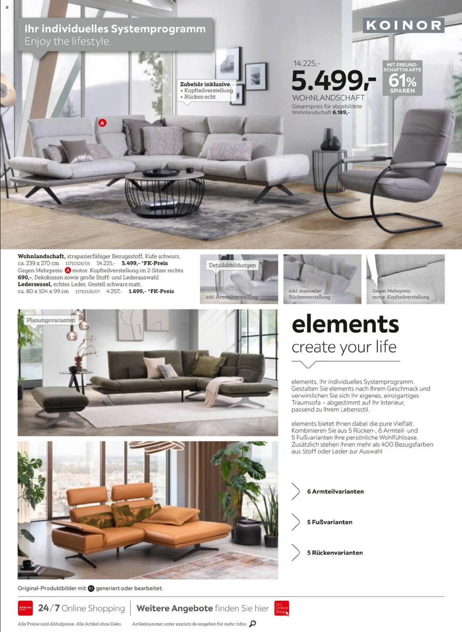 XXXLutz KOINOR Spezial – gültig ab 03.10.2026 | Seite: 4 | Produkte: Wohnlandschaft