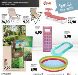 Anteprima del volantino EMI volantino valido a partire dal 18.06.2026 | Pagina: 27 | Prodotti: Piscina, Alluminio, Cuscino, Sedia