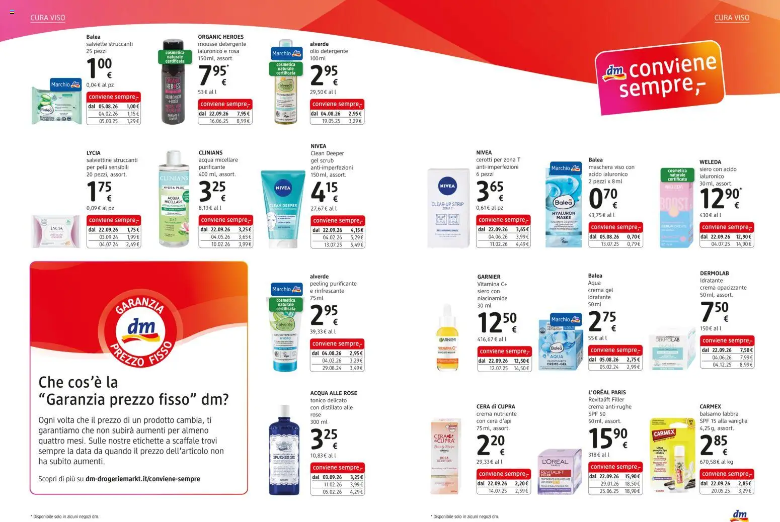 Volantino dm drogerie markt del 01/10/2026 | Pagina: 6 | Prodotti: Vaniglia, Crema, Acqua micellare, Scaffale