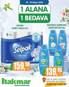 22.05.2026 tarihinden itibaren geçerli olan Hakmar kataloğu önizlemesi