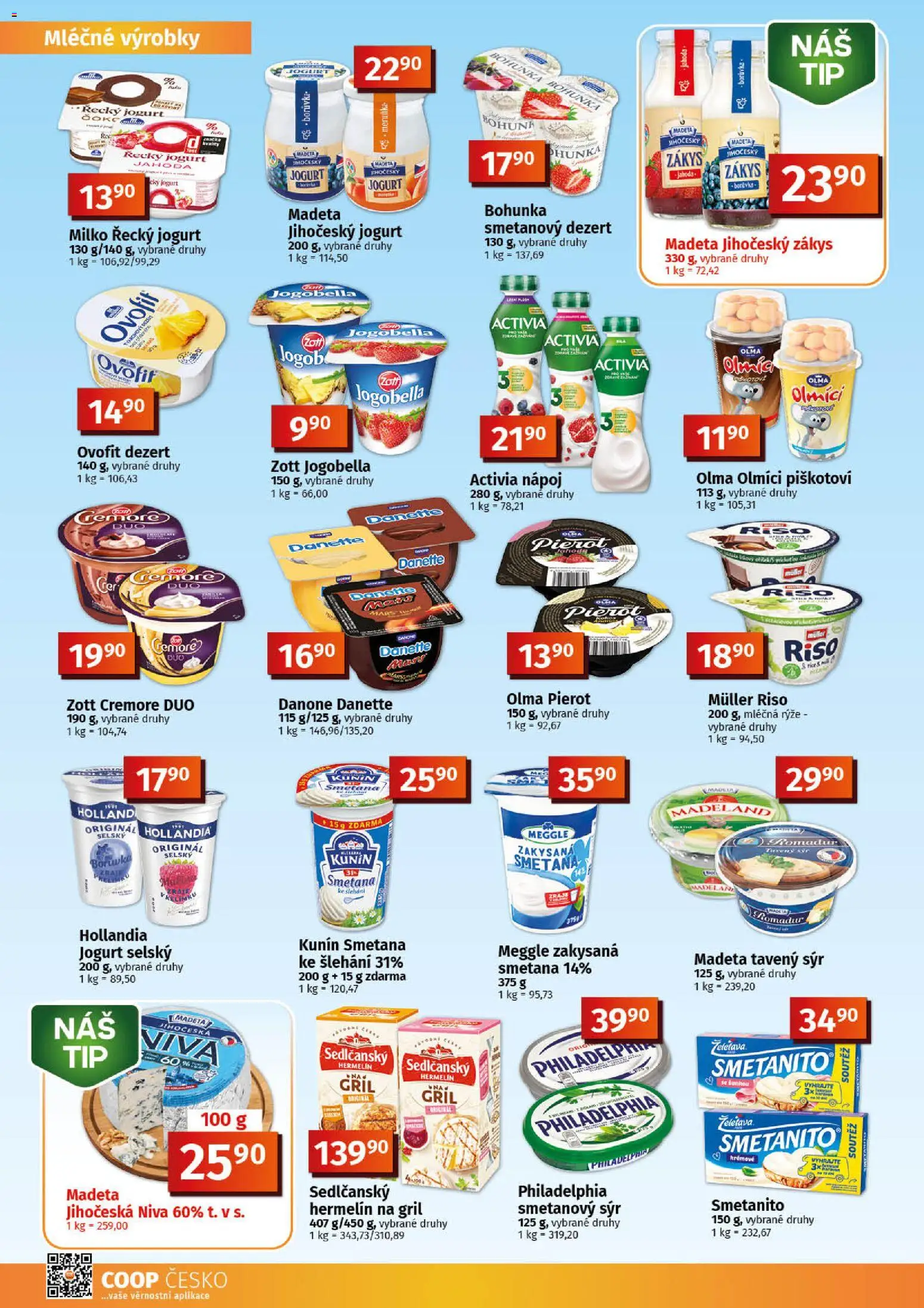 Coop leták - Tuty od 03.06.2026 | Strana: 4 | Produkty: Tavený sýr, Rýže, Hermelín na gril, Niva