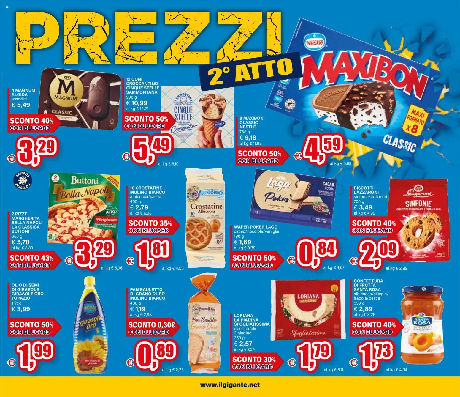 Volantino Il Gigante del 02/07/2026 | Pagina: 5 | Prodotti: Olio, Crostatine, Piadina, Cacao