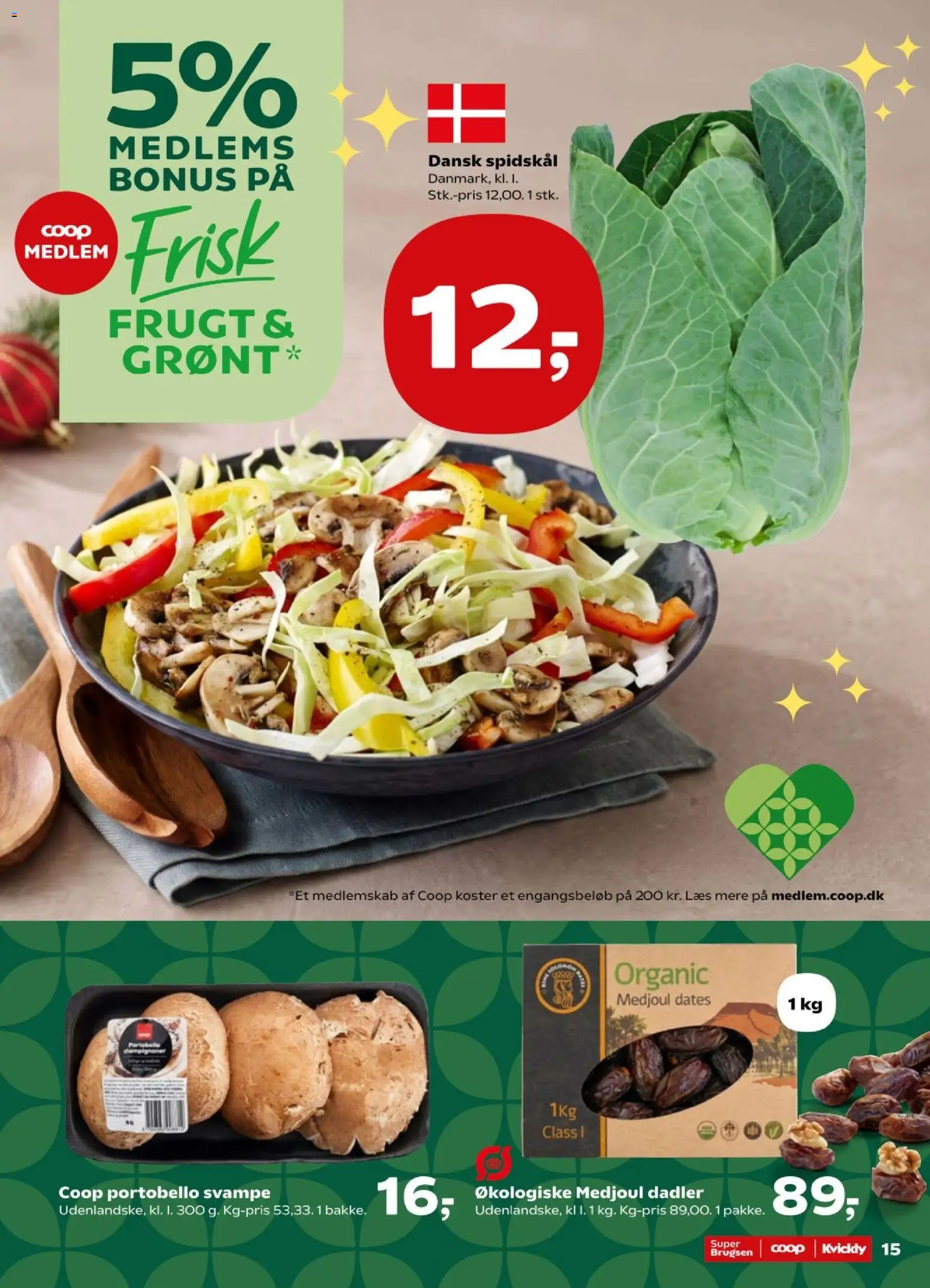 Kvickly tilbudsavis – gyldig fra 30/10/2026 | Side: 16 | Produkter: Svampe, Dadler, Spidskål